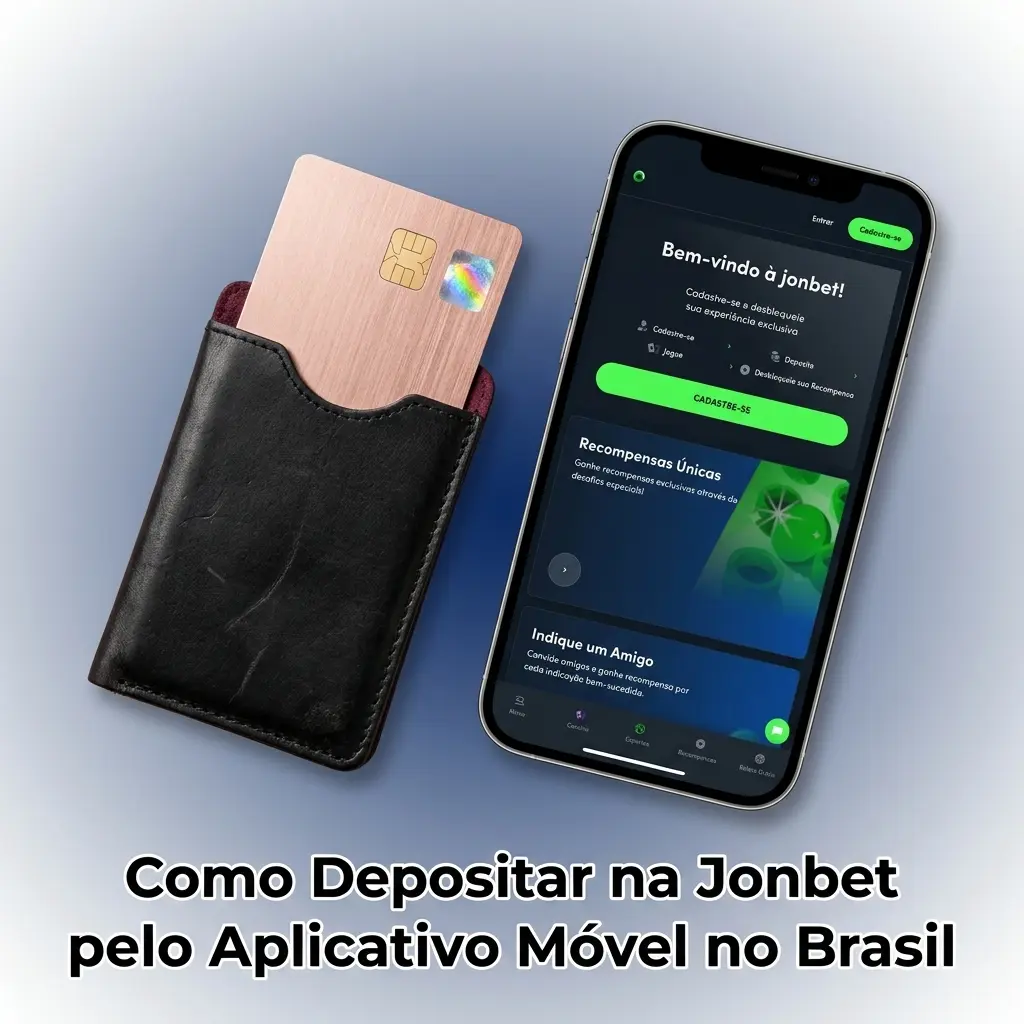 Passo a passo para depositar na Jonbet pelo app móvel usando Pix no Brasil com QR Code