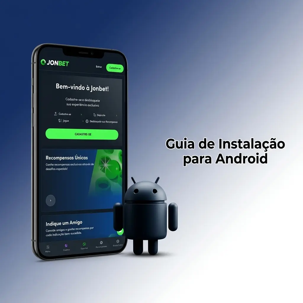 Guia de instalação do app Android da Jonbet via APK direto do site, com ativação de fontes desconhecidas